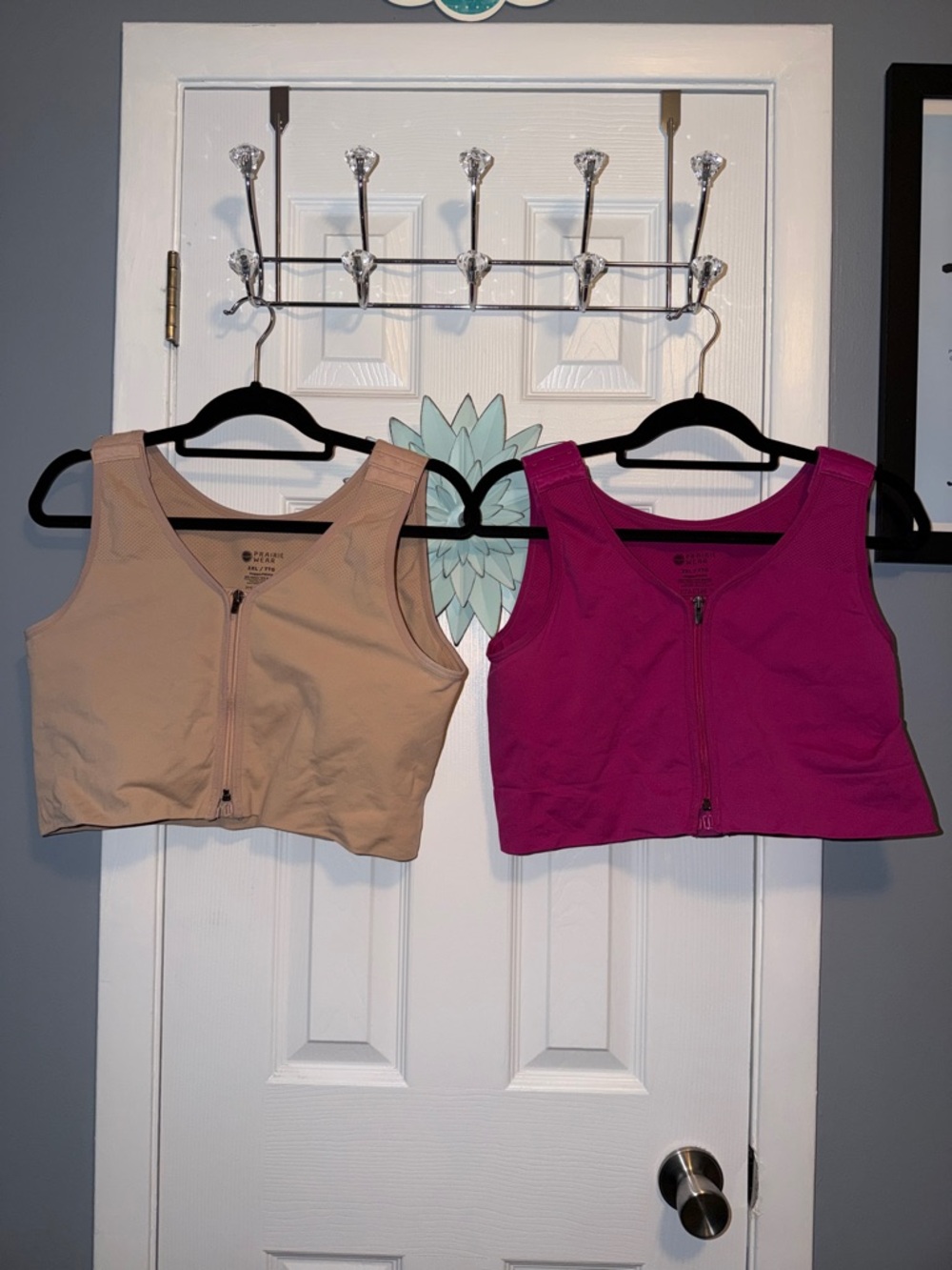 Set of 2 Prairie Wear HuggerPRIMA Compression Bras 2XL